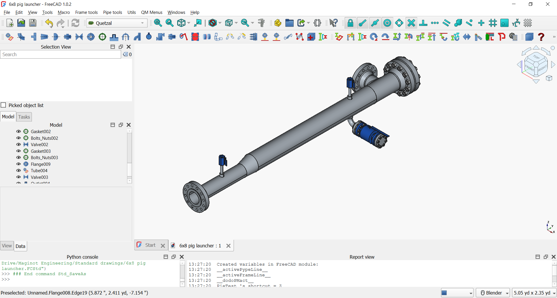 FreeCAD screenshot